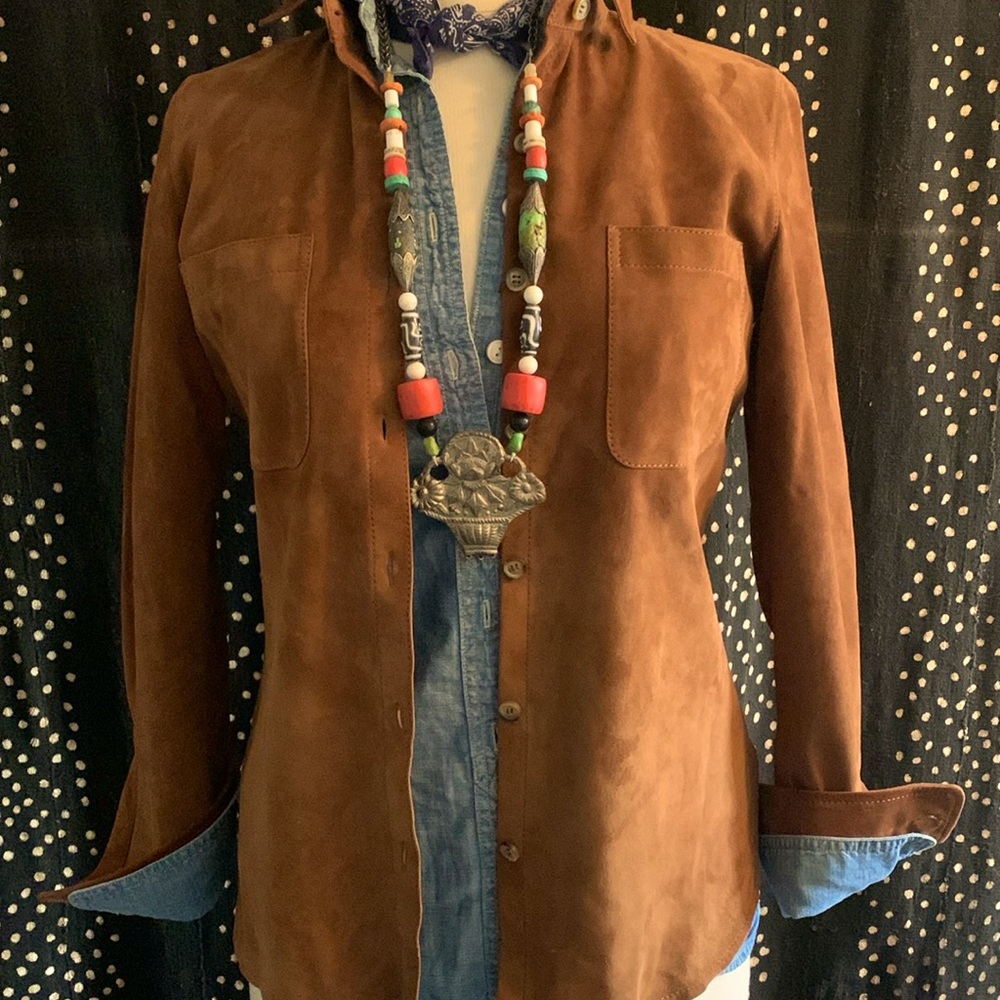 Goat Suede Shirt Guideboat Co.